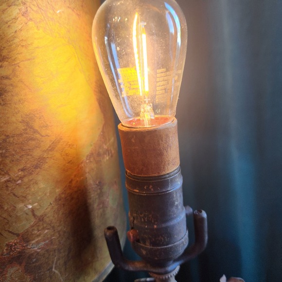 Pr Antique Boudoir Lamps, Art Deco Era, WORKS! French - Picture 12 of 12